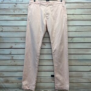 J.Crew Pink Cotton 484 Slim Fit Stretch Chino Pants 31x32